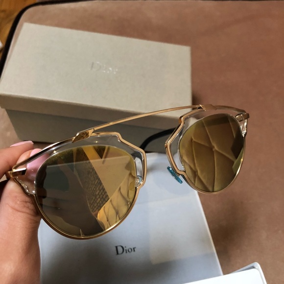 dior gold sunglasses